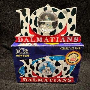 McDonald’s Issued 101 Dalmatians Spot Check Snow Globe Series of 4